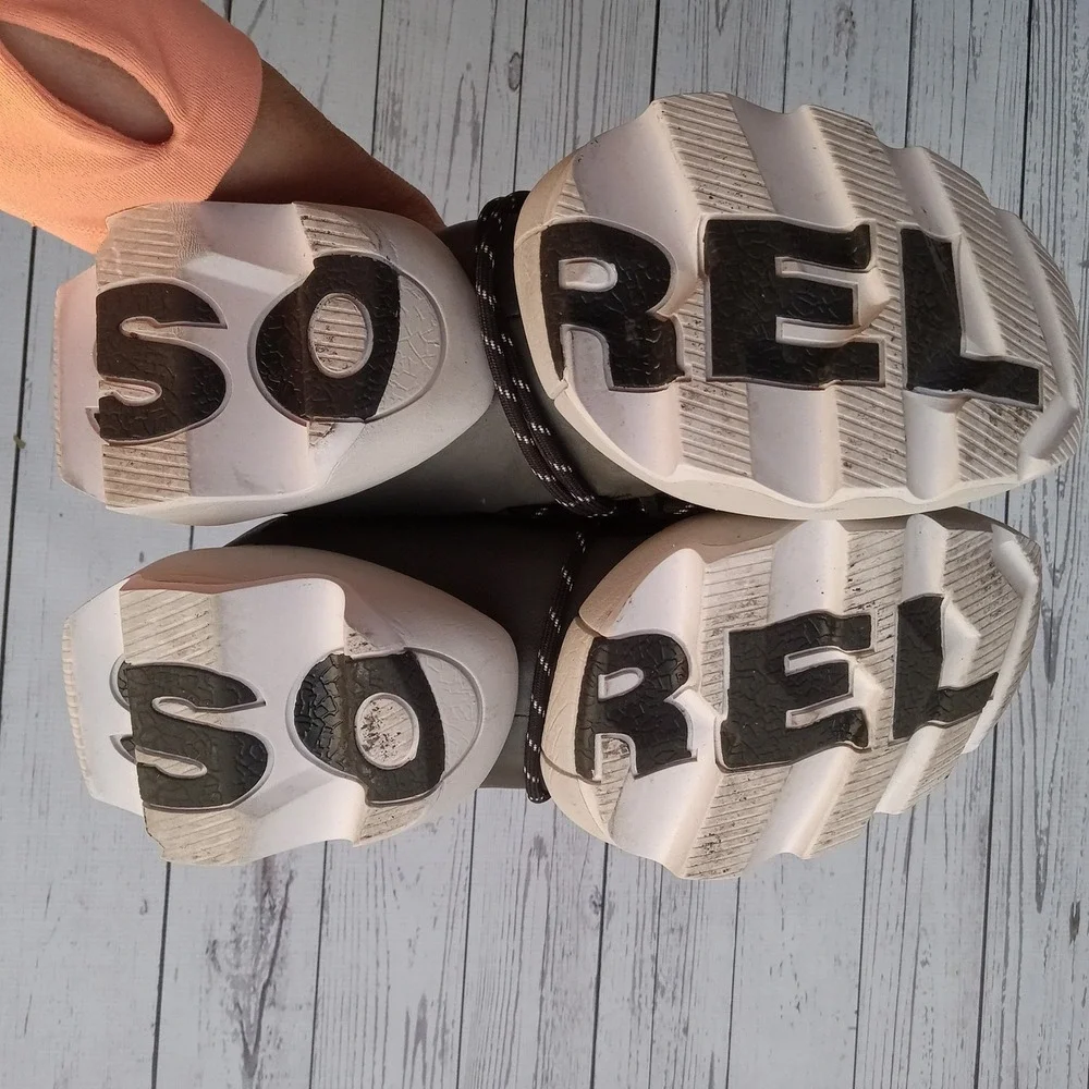 Sorel Kinetic Impact Lace‎ Sneakers Black Athletic Athleisure Gym Running Shoes